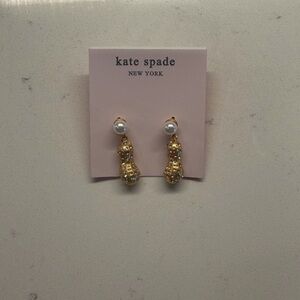 Kate Spade New York peanut-shaped drop earrings